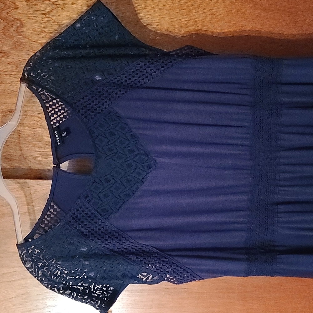 Torrid blue maxi dress